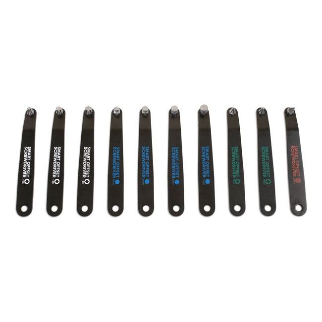 Laser Low Profile Offset Tool Kit 10pc 6709 Laser - Dynamic Drive