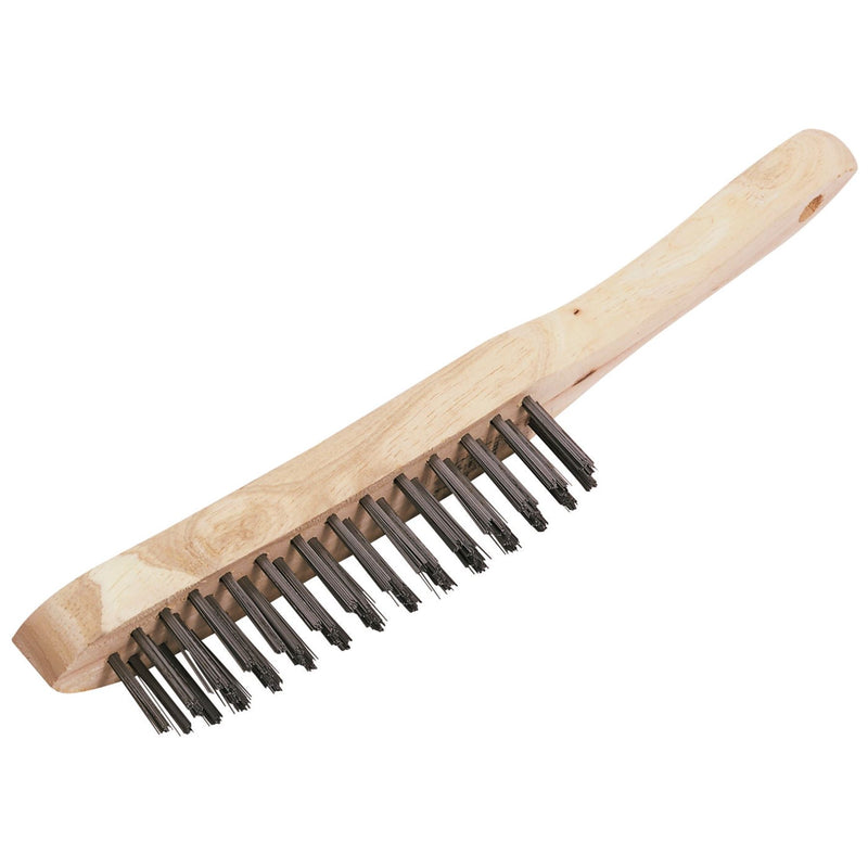 Draper Wire Scratch Brush, 4 Row, 290mm 31570 Draper - Dynamic Drive