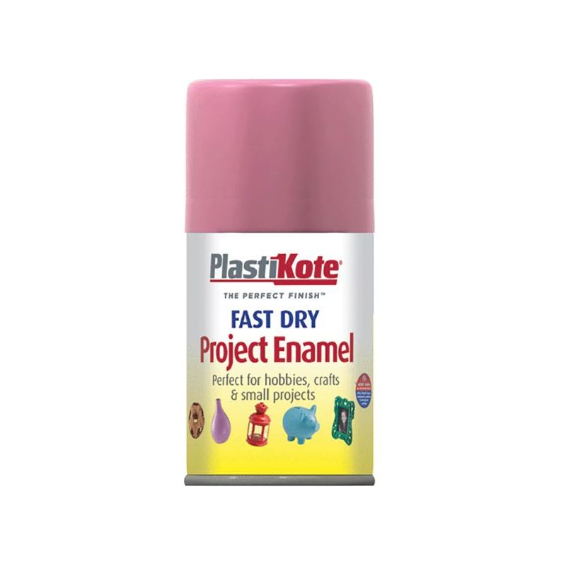 Plastikote Fast Dry Enamel Aerosol Hot Pink 100ml PlastiKote - Dynamic Drive