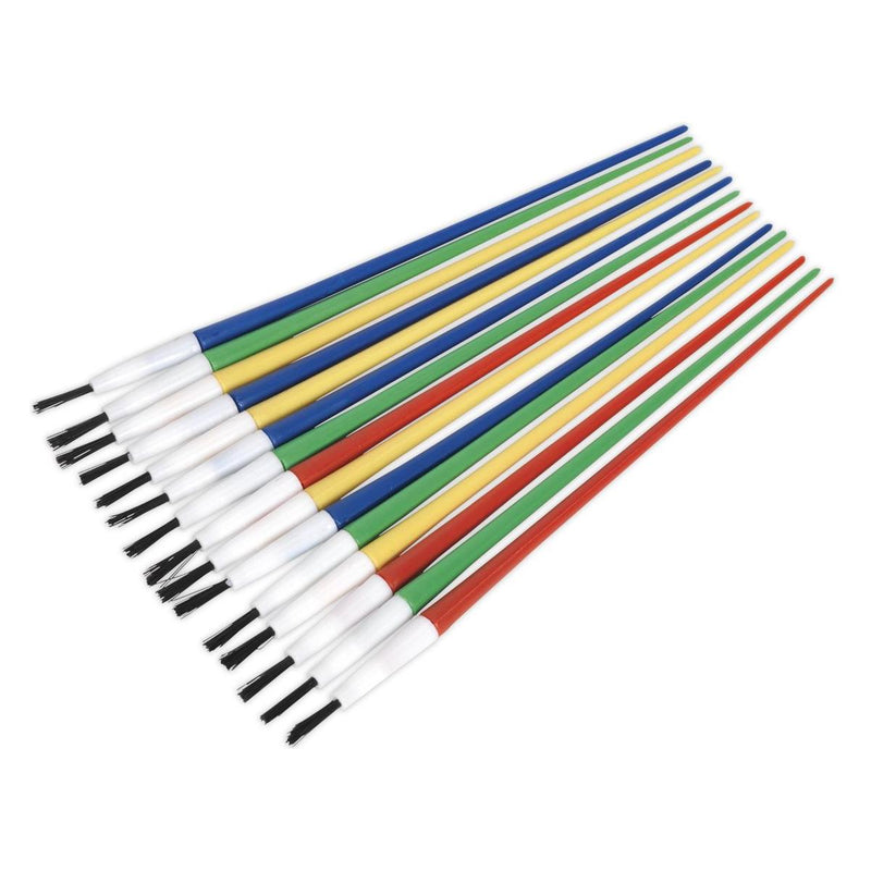 Sealey Touch-Up Paint Brush Assortment 24pc Plastic Handle PB1 Sealey - Dynamic Drive