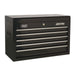 Sealey Topchest 5 Drawer with Ball-Bearing Slides - Black Sealey  - Dynamic Drive