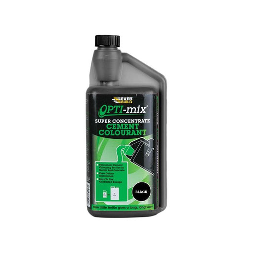 Everbuild Sika Opti-Mix Cement Colourant Black 1 litre Everbuild Sika - Dynamic Drive