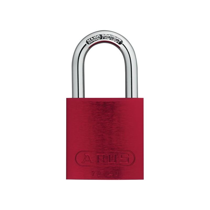 Abus Mechanical 72/40mm Aluminium Padlock Red Keyed Alike TT02162 ABUS Mechanical - Dynamic Drive