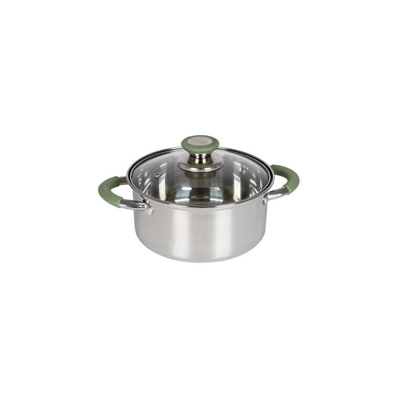 Bo-Camp Cookware Set Elan 3 Pieces RVS Bo-Camp - Dynamic Drive