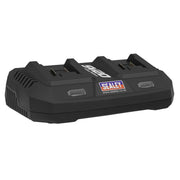 Sealey Dual Battery Charger 20V SV20 Series Lithium-ion CP20VMC2 Sealey - Dynamic Drive