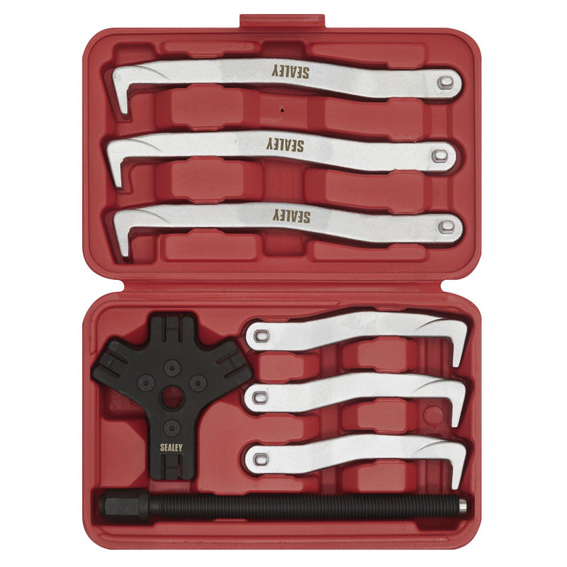 Sealey Fast Action Twin/Triple Leg Reversible Puller Set 8pc 150 & 220mm VS83 Sealey - Dynamic Drive