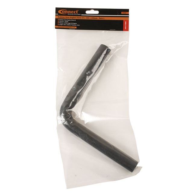 Connect Radiator Hose Angled 20mm ID x 200 x 200mm 1pc 33207 Tool Connection - Dynamic Drive