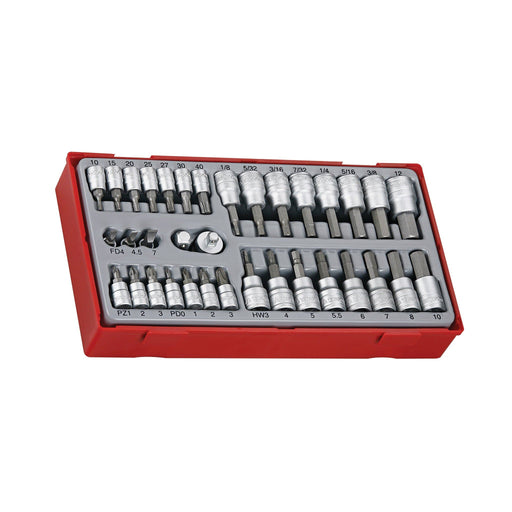 Teng Tools 1/4" & 3/8" Bit Socket Set TT1 35 Pieces Teng Tools - Dynamic Drive