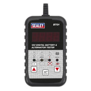 Sealey Digital Battery & Alternator Tester 12V BT01 Sealey - Dynamic Drive