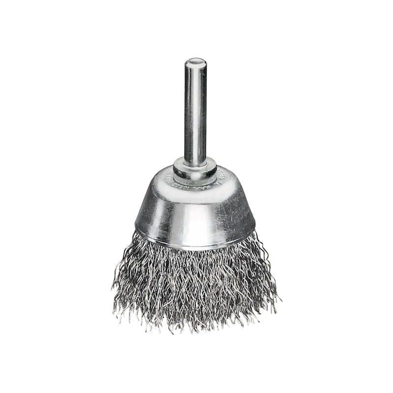 Lessmann Cup Brush with Shank D50mm x H20mm, 0.30 Steel Wire Lessmann - Dynamic Drive