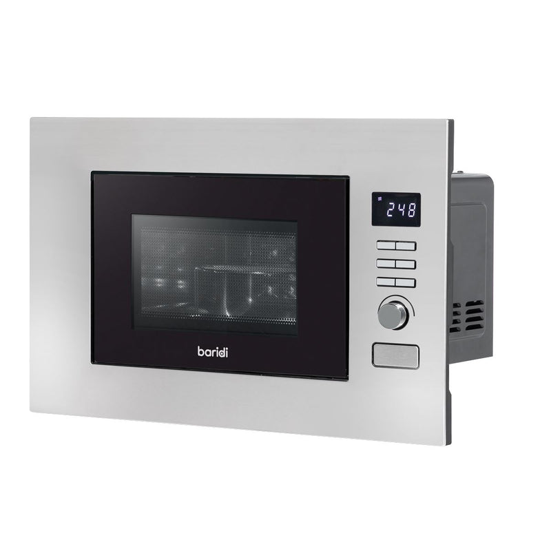 Baridi Integrated Microwave Oven 20L Capacity 900W - Stainless Steel Baridi - Dynamic Drive