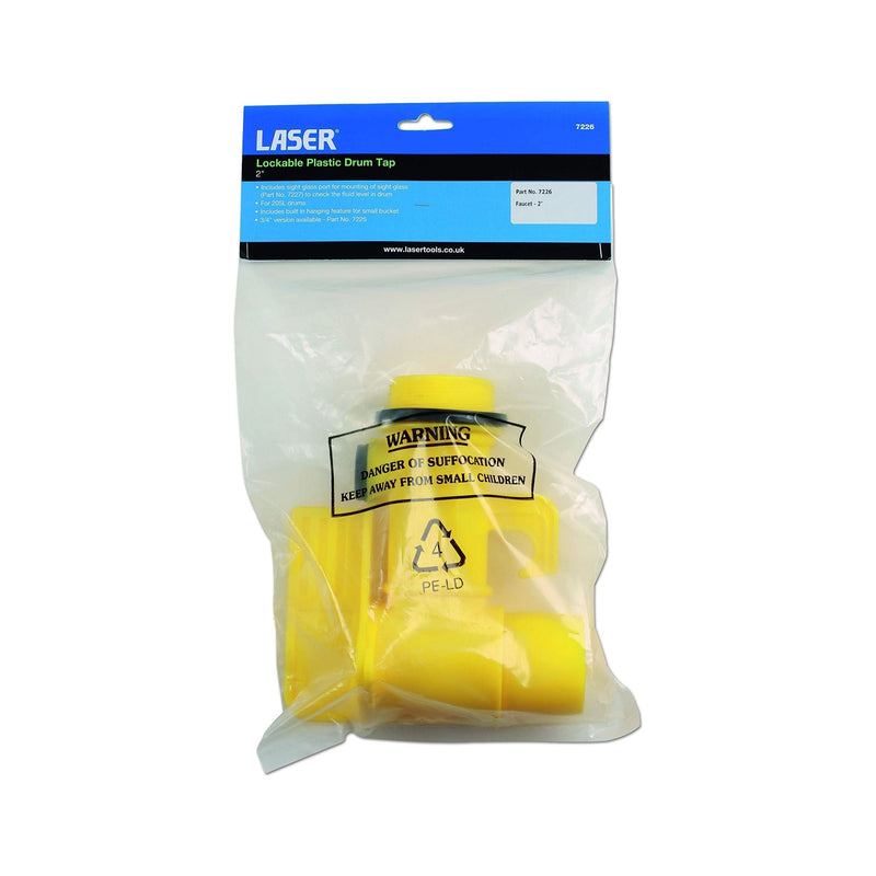 Laser Lockable Plastic Drum Tap 2" 7226 Laser - Dynamic Drive