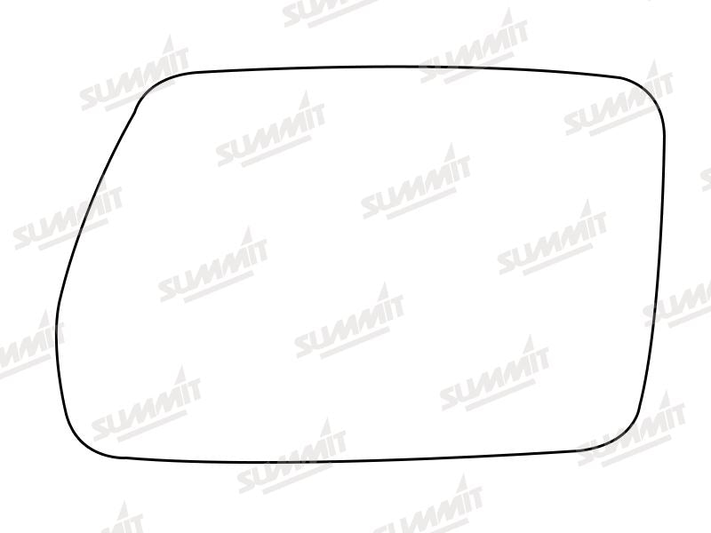 Summit Stick-On Standard Mirror Glass fits Citroen XM LHS Summit - Dynamic Drive