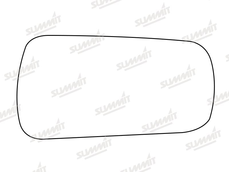 Summit Stick-On Standard Mirror Glass fits Vauxhall Cavalier Coupe RHS Summit - Dynamic Drive
