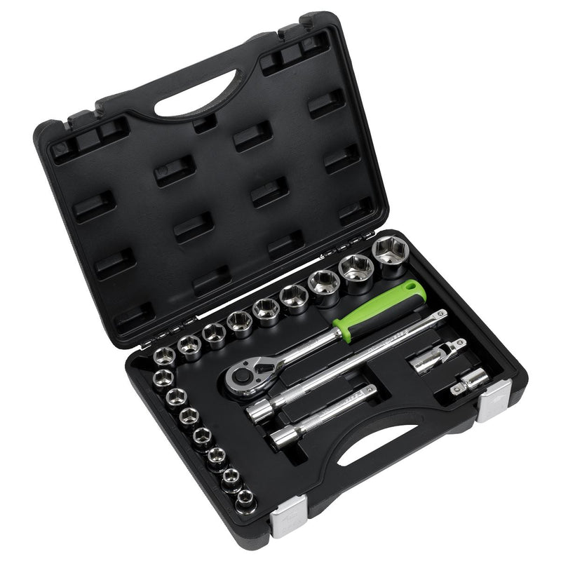 Sealey Socket Set 21pc 1/2"Sq Drive Metric S01237 Sealey - Dynamic Drive