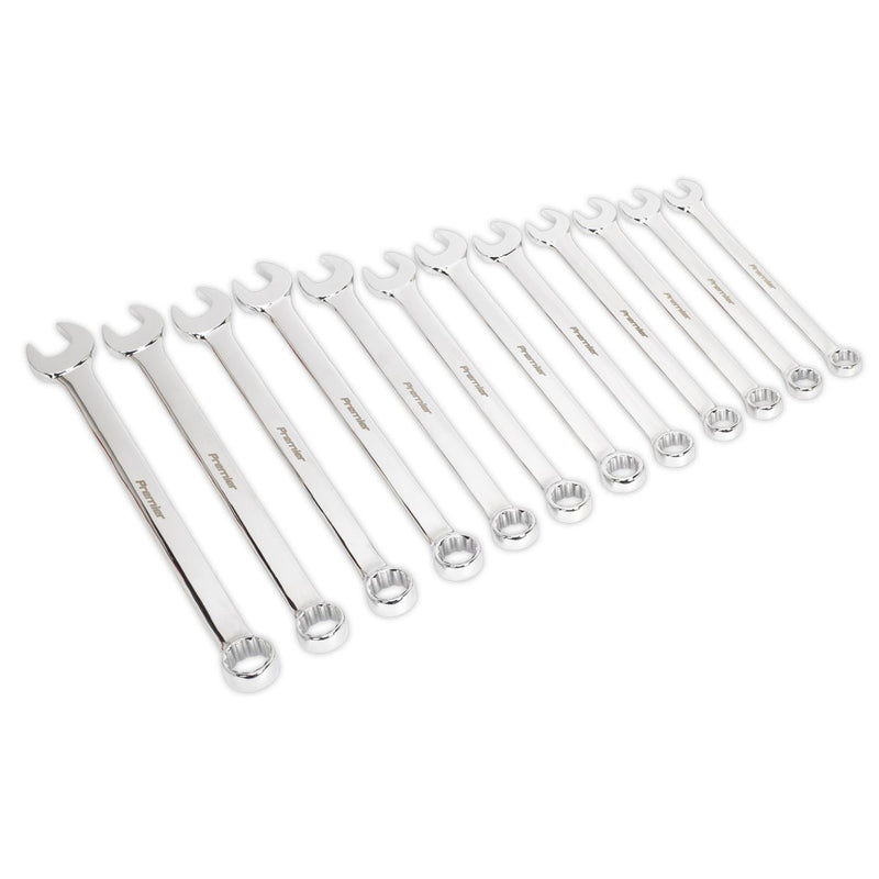 Sealey Combination Spanner Set 12pc Jumbo Metric AK6082 Sealey - Dynamic Drive