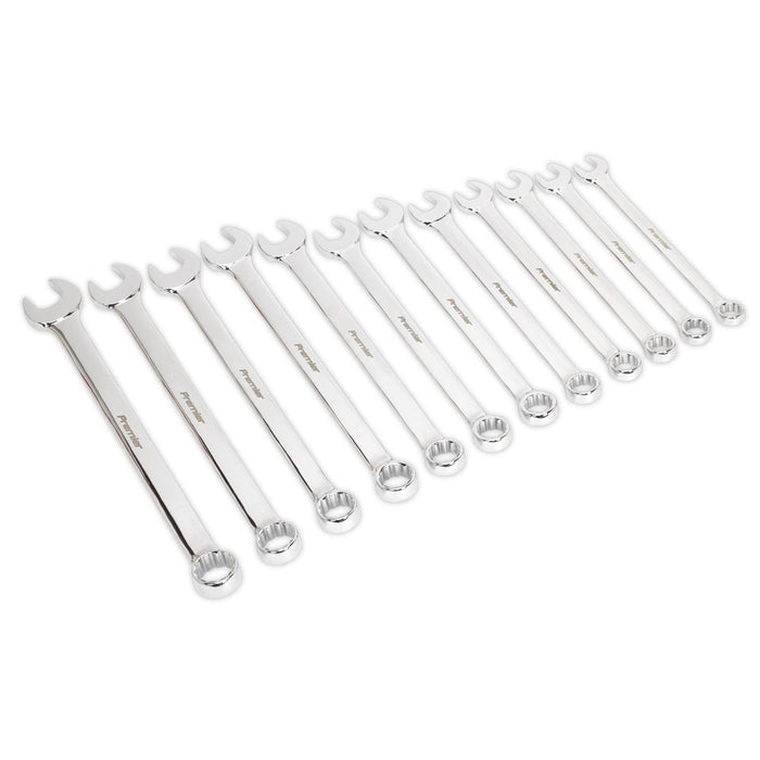 Sealey Combination Spanner Set 12pc Jumbo Metric AK6082 Sealey - Dynamic Drive