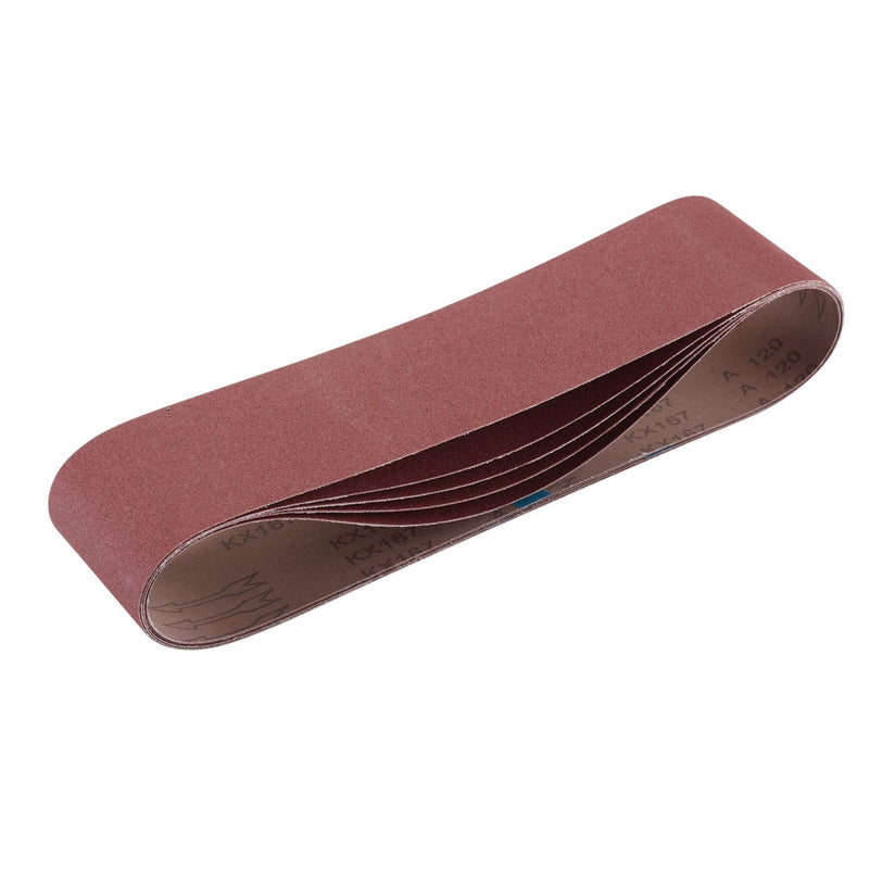 Draper Cloth Sanding Belt, 100 x 915mm, 120 Grit (Pack of 5) 09271 Draper - Dynamic Drive