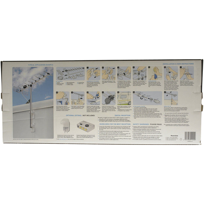 Maxview Mobile Digital Touring Uhf Tv Aerial Kit C3008/B Maxview - Dynamic Drive