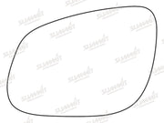 Summit Stick-On Standard Mirror Glass fits Kia Rio LHS Summit - Dynamic Drive
