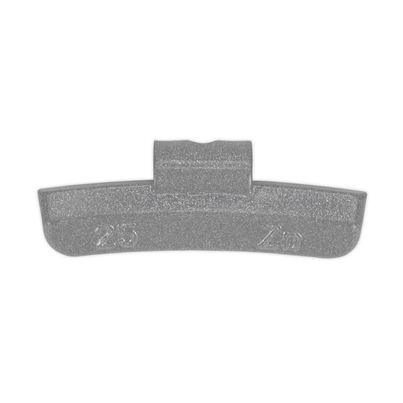 Sealey Wheel Weight 25g Hammer-On Plastic Coated Zinc for Alloy Wheels Pack of 1 Sealey - Dynamic Drive