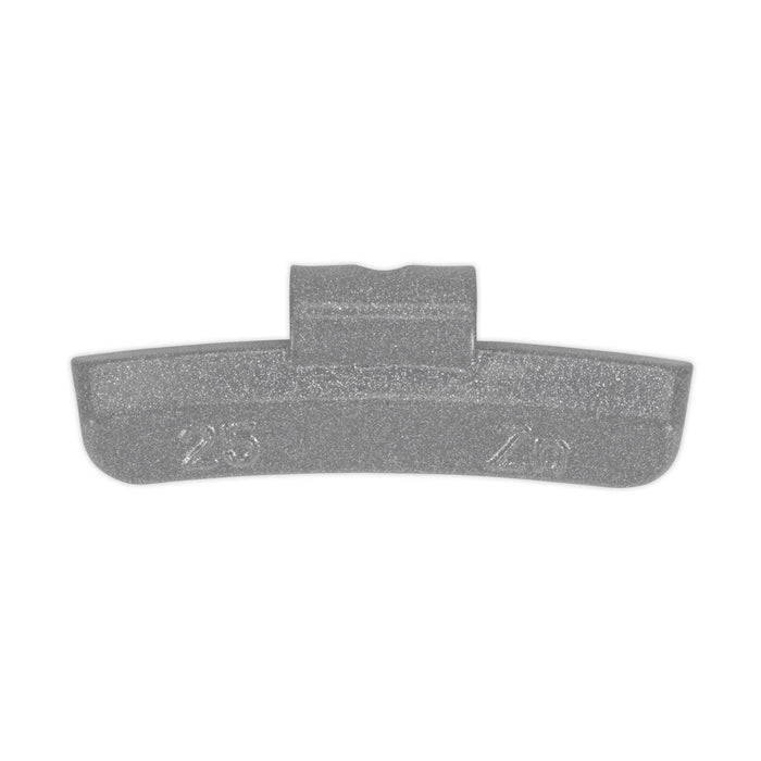 Sealey Wheel Weight 25g Hammer-On Plastic Coated Zinc for Alloy Wheels Pack of 1 Sealey - Dynamic Drive