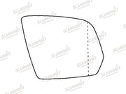 Summit Stick-On Aspheric Mirror Glass fits Mercedes W164/ X164 08-12 RHS Summit - Dynamic Drive