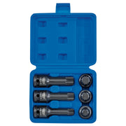 Draper Impact Spline Bit Set, 1/2" Sq. Dr. (6 Piece) 28881 Draper - Dynamic Drive