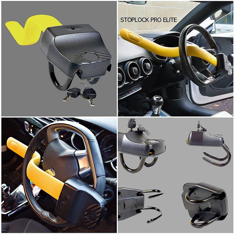 Stoplock Pro Elite Car Van Steering Wheel Lock Anti Theft Security Immobiliser Stoplock - Dynamic Drive