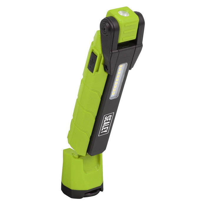 Sealey Rechargeable 360 Inspection Light 10W & 2 x 4W SMD LED - Green LED3605G Sealey - Dynamic Drive