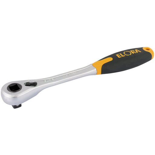 Draper Soft Grip Reversible Ratchet, 1/2" Sq. Dr. 02715 Draper - Dynamic Drive