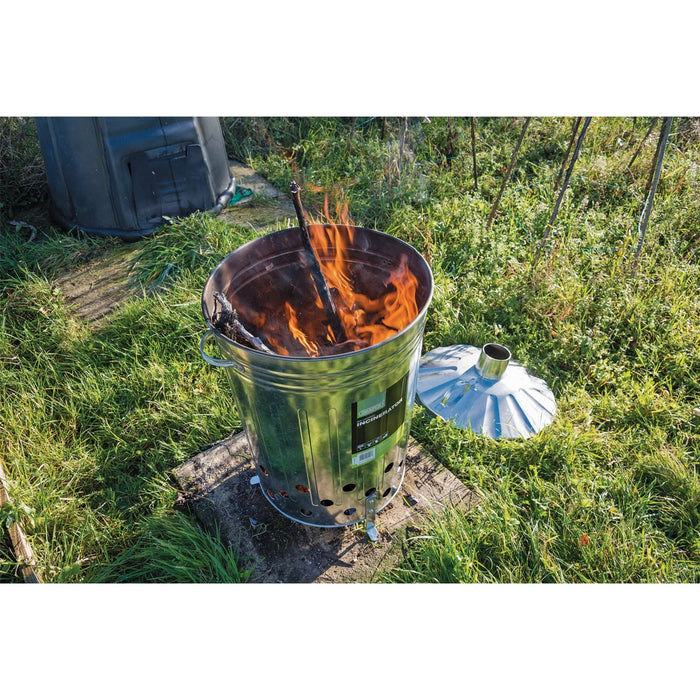 Draper Galvanised Garden Incinerator, 85L 53253 Draper - Dynamic Drive
