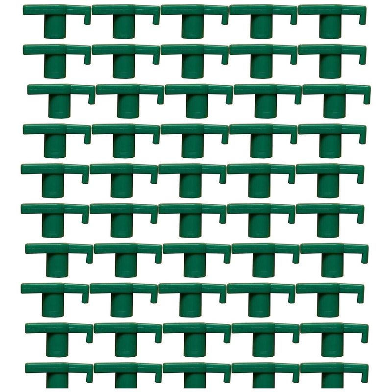 50 x Green Hard Ground Steel Rock Peg PLS Tops Hooks Tent 6009991 PLS - Dynamic Drive