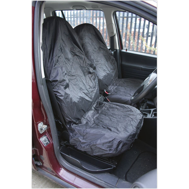 Sealey Front Seat Protector Set 2pc Lightweight CSC5 Sealey - Dynamic Drive