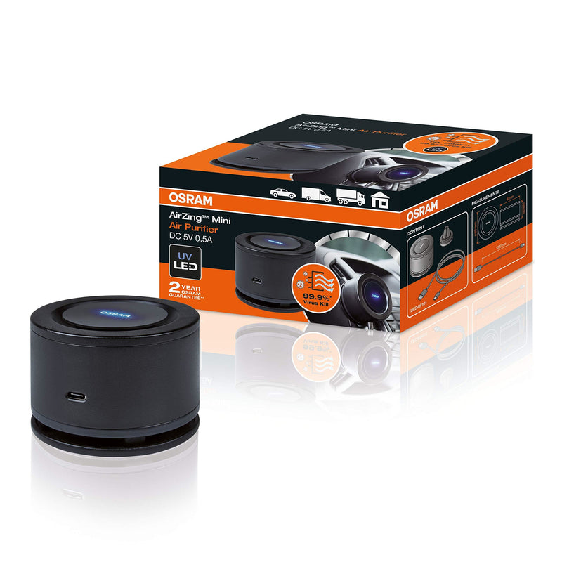 Osram AirZing Mini Air Purifier; Car air purifier with USB port, destroys viruse Osram - Dynamic Drive