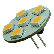 6 LED G4 Rear Pin Bulb Cool White Aten Lighting  - Dynamic Drive