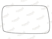 Summit Stick-On Standard Mirror Glass fits Ford Sierra to 89 RHS Summit - Dynamic Drive