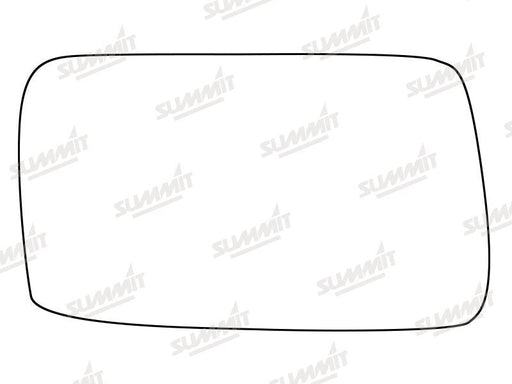 Summit Stick-On Standard Mirror Glass fits Ford Sierra to 89 RHS Summit - Dynamic Drive