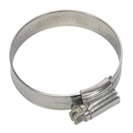 Sealey Hose Clip Stainless Steel 35-51mm Pack of 10 SHCSS1X Sealey  - Dynamic Drive