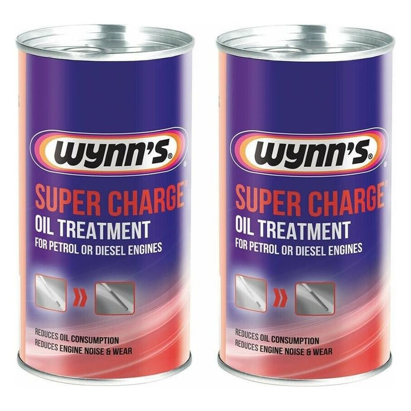 2X Wynns Super Charge Oil Treatment Car Additive Petrol Diesel Engine 300Ml Wynns - Dynamic Drive
