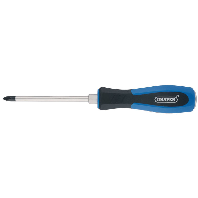 Draper Pound Thru' Cross Slot Screwdriver, No.2 x 100m 40780 Draper - Dynamic Drive