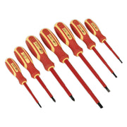 Sealey Screwdriver Set 7pc Electrician's VDE Approved S0756 Sealey - Dynamic Drive
