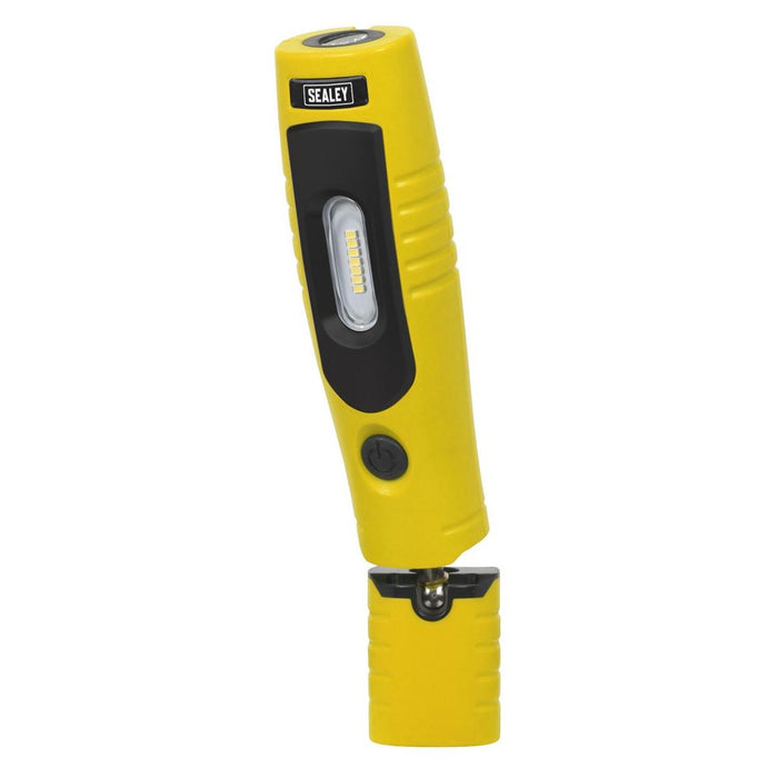 Sealey Rechargeable 360 Inspection Light 7 SMD & 3W SMD LED Yellow Lithium-ion Sealey - Dynamic Drive