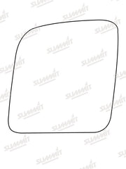 Summit Stick-On Commercial Mirror Glass fits Ford Transit Connect LHS Summit - Dynamic Drive
