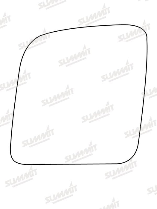 Summit Stick-On Commercial Mirror Glass fits Ford Transit Connect LHS Summit - Dynamic Drive