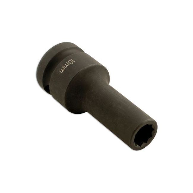 Laser Split Rim Impact Socket 10mm x 10pt 5133 Laser - Dynamic Drive