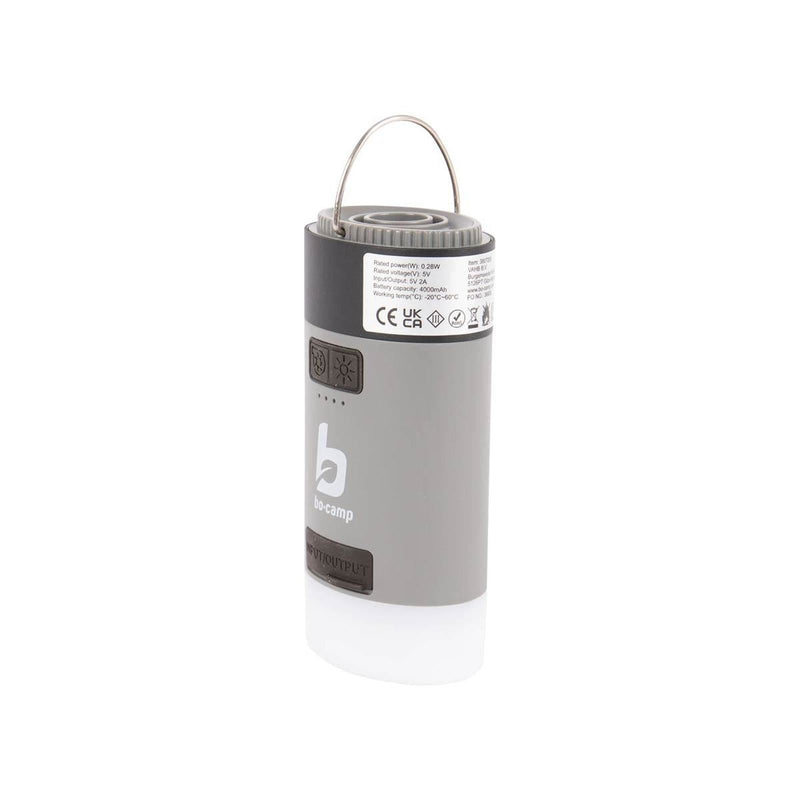 Bo-Camp Pump Lamp Power Bank Solar Rechargeable 180 Lumen Bo-Camp - Dynamic Drive