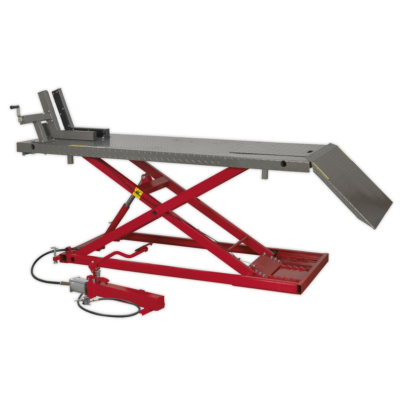 Sealey Motorcycle Lift 680kg Capacity Heavy-Duty Air/Hydraulic MC680A Sealey - Dynamic Drive