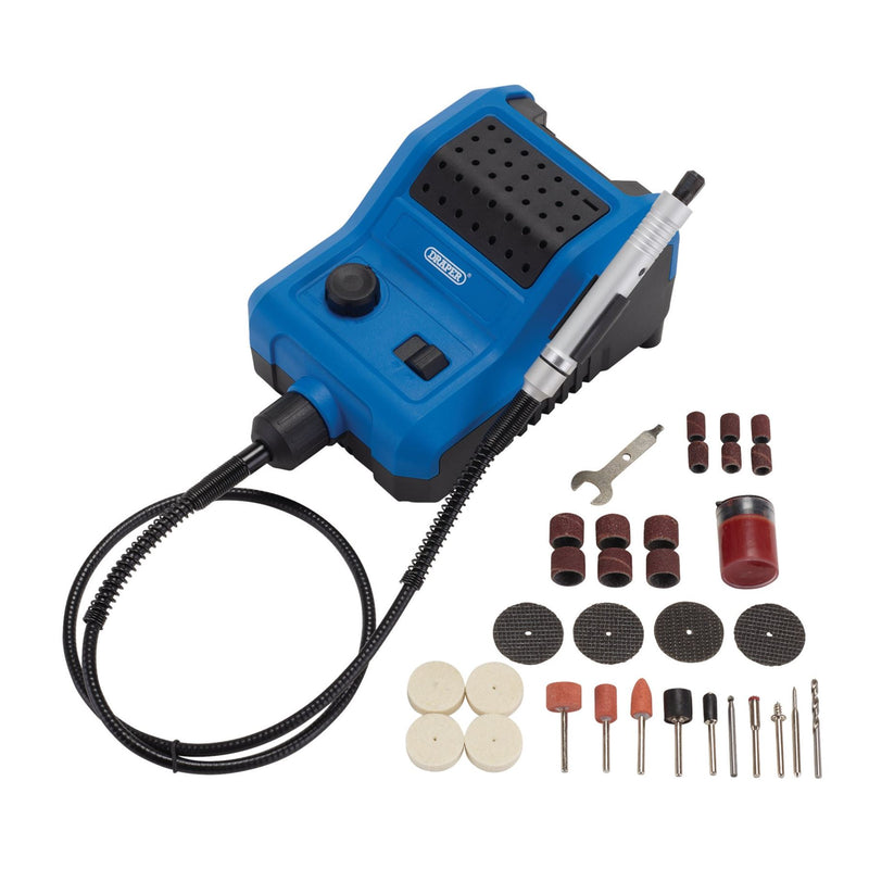 Draper D20 20V Engraver/Grinder (Sold Bare) 60508 Draper - Dynamic Drive