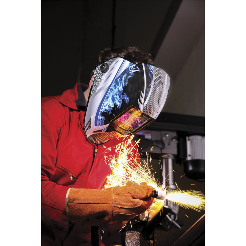 Sealey Welding Helmet Auto Darkening Shade 9-13 PWH601 Sealey - Dynamic Drive